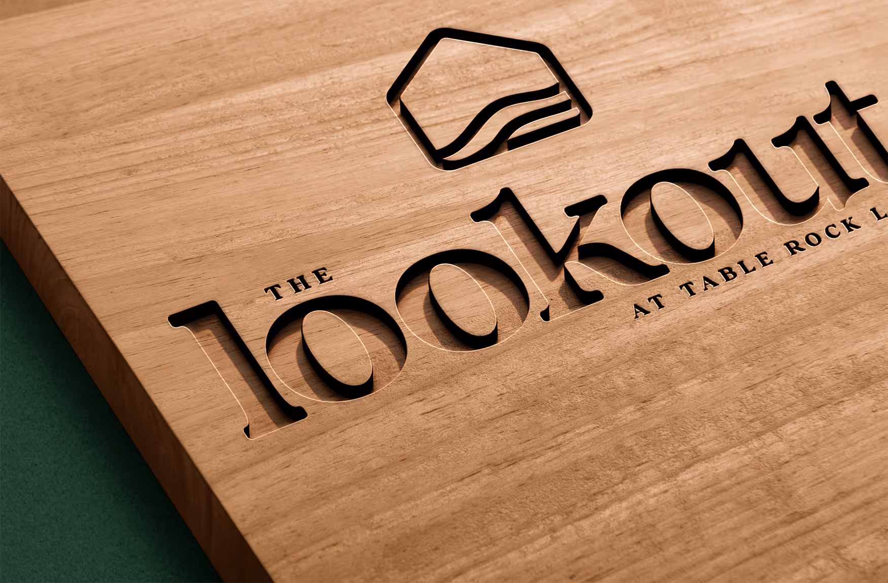 the lookout ten10 creative brand logo design vancation rental air bnb vrbo