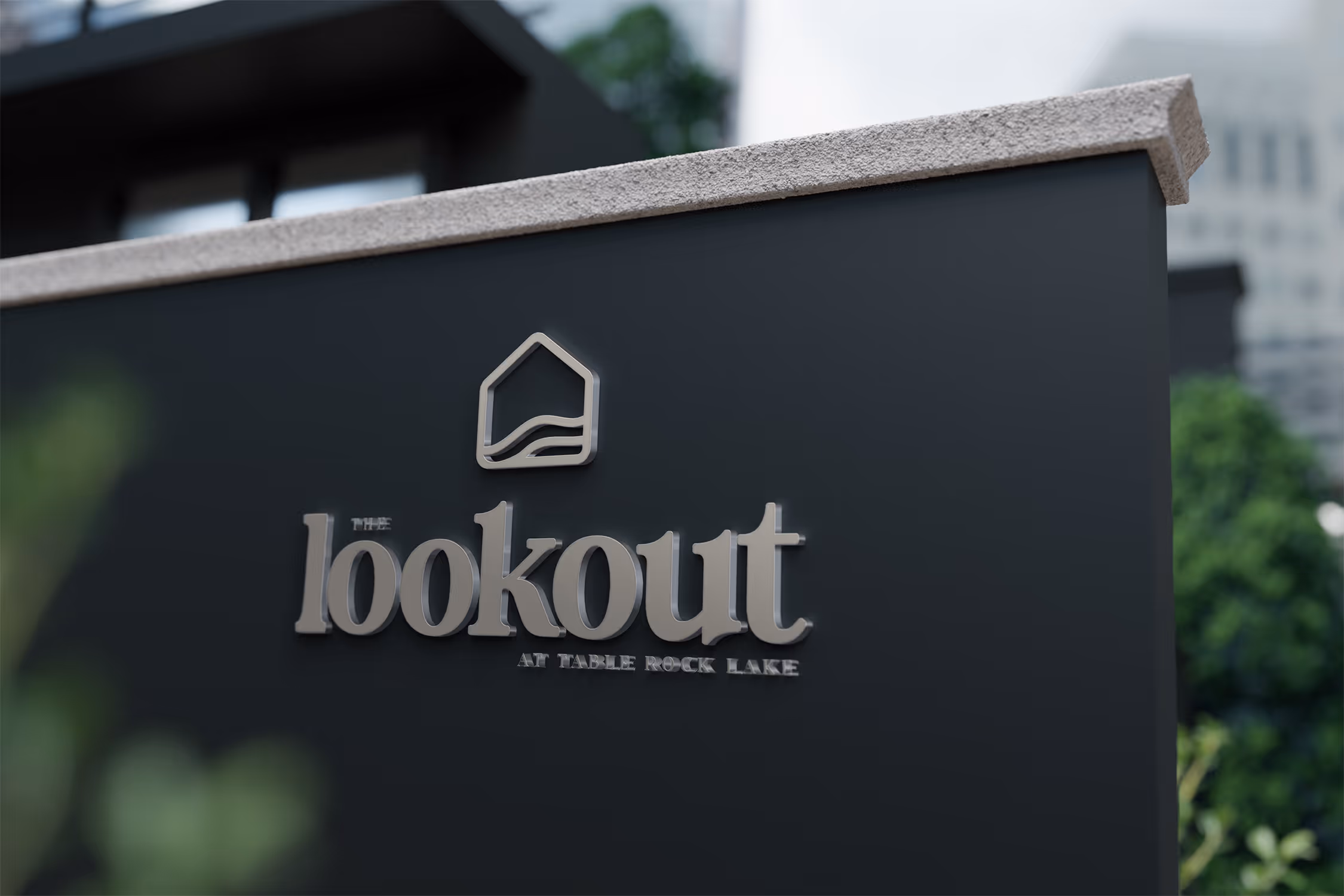 the lookout ten10 creative brand logo design vancation rental air bnb vrbo