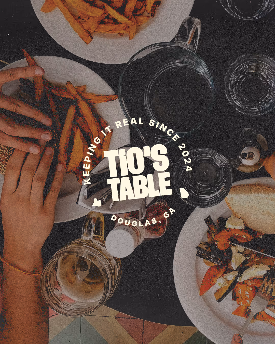 tios table douglas georgia ten10 creative logo branding design restaurant