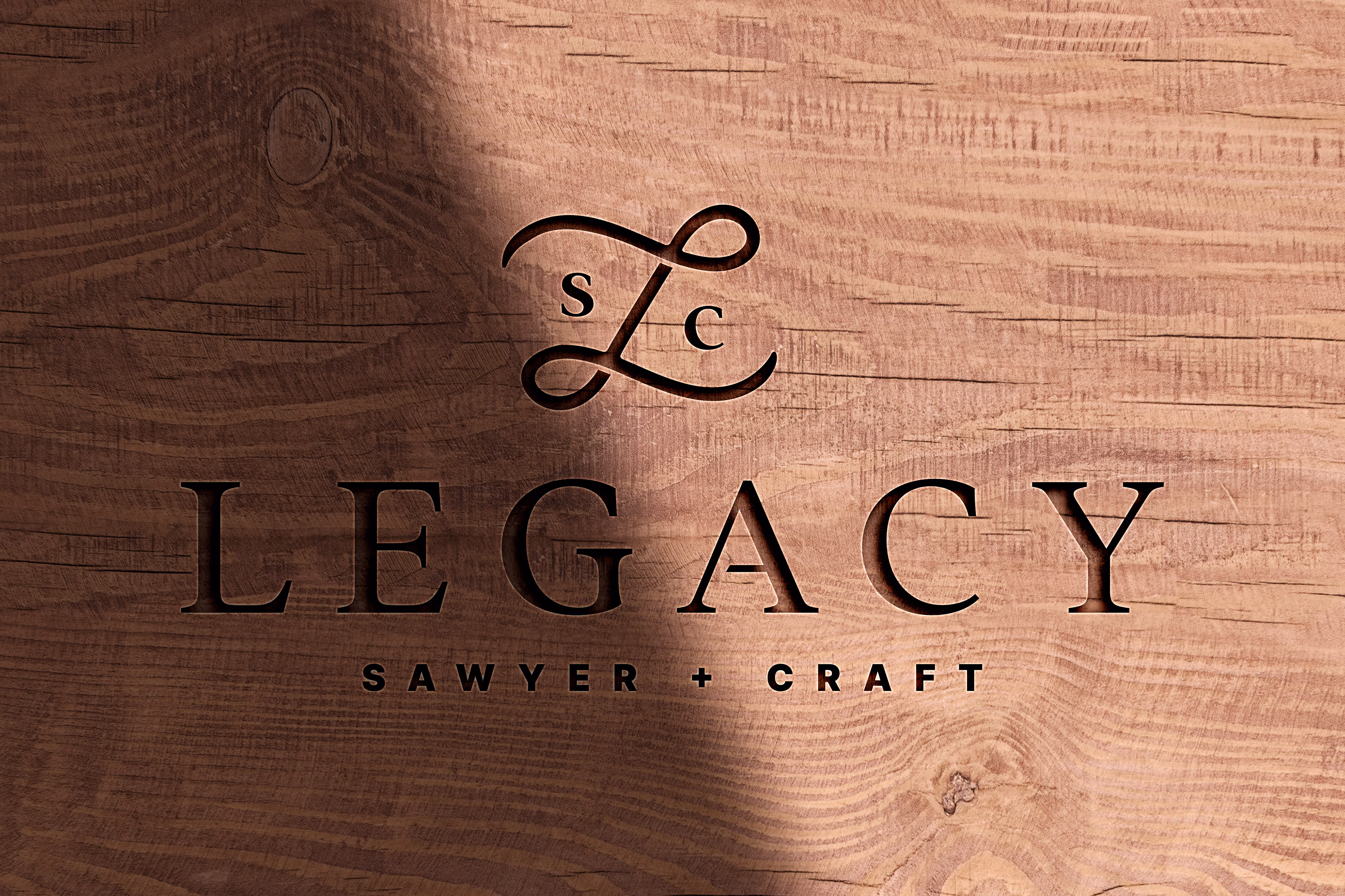 legacy sawyer and craft brand and logo design by ten10 creative black missouri