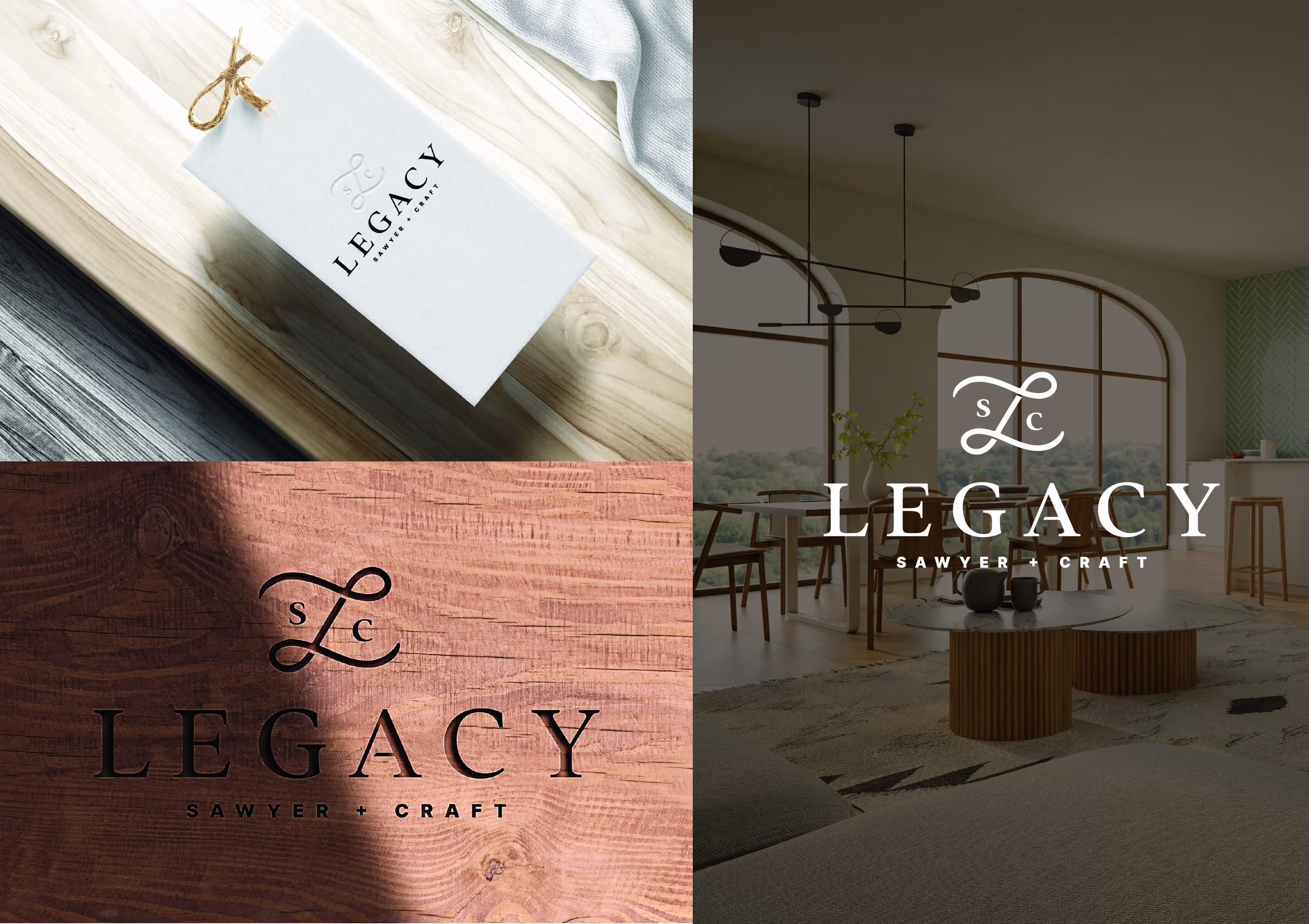legacy sawyer and craft brand and logo design by ten10 creative black missouri